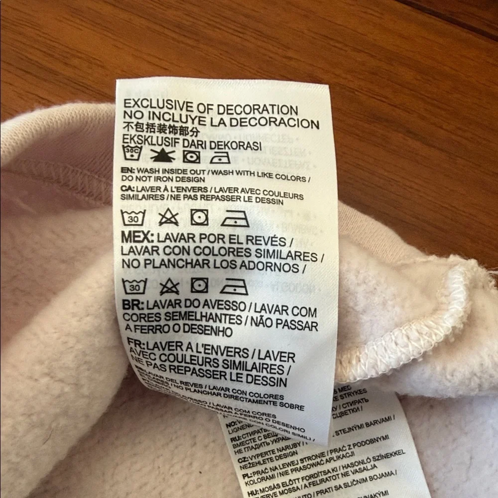 Converse Kids Light Pink Hoodie with Star Logo
